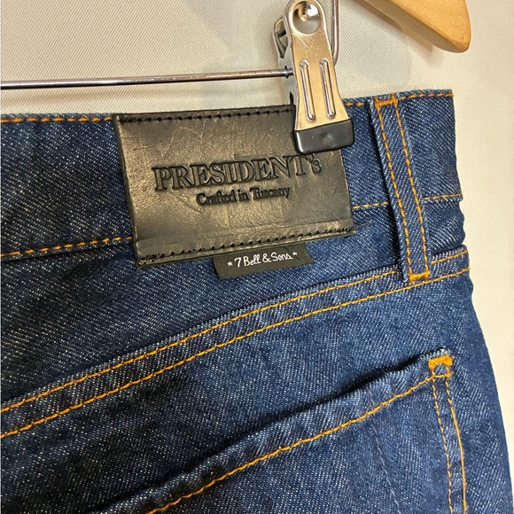 President’s Mens Blue‎ Luxury Japanese Selvedge Jeans Denim 34 - Picture 7 of 12
